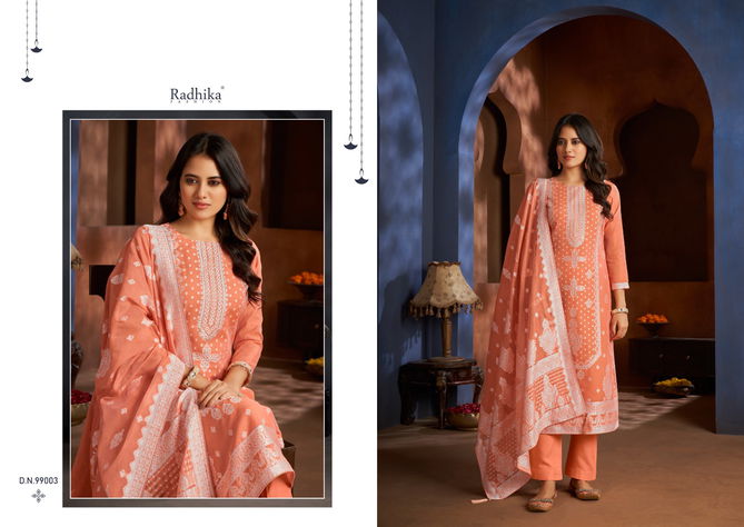 Banarashi Adah By Radhika Azara Cotton Jacquard Dress Material Wholesale Shop In Surat